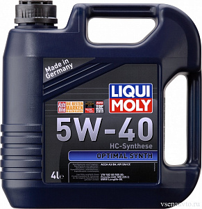 Масло моторное  5W-40 Optimal Synt (синт. 4л) SL/CF