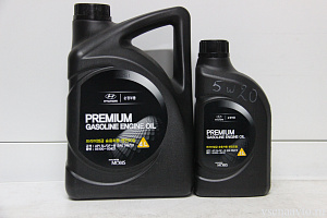 Масло моторное 5W20 Premium Gasoline (п/синт.4л) SL/GF-III