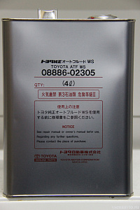 Масло трансмиссионное AUTO FLUID WS (4л)