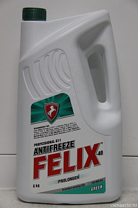 Антифриз FELIX PROLONGER ТС-40 (зелёный) ( 5кг)