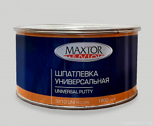 Шпатлёвка универсальная UNI YELLOW 1,7кг MAXTOR