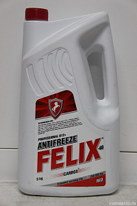 Антифриз FELIX CARBOX ТС-40 (красный) ( 5кг)