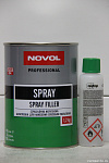 Шпатлёвка жидкая SPRAY FILLER 1,2кг + отвердитель