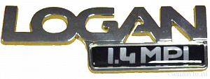 Эмблема "LOGAN 1.4 mpi" 6001548302 Renault Logan