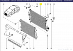 Радиатор охлаждения 214100598R Renault Logan ph II с 08г. с конд.+автомат