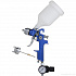 Краскопульт H-827KIT HVLP (набор дюз 1,4/1,7мм) верхний бачок 600мл QRS