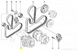 Шкив ген-ра  7701477689/7700110616 Renault Logan (5 ручейков)