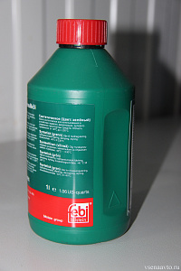 Жидкость гидроусилителя Power Steering Fluid -40 +130 зеленый (синт.1л)
