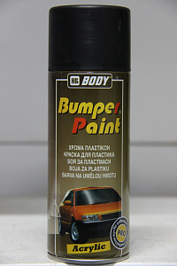 краска грунт для пластика Bumper Paint №4 чёрная (400мл) (аэрозоль)