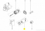 Реле втягивающее стартера 6001547542 Renault Logan