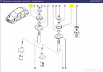 Опора амортизатора переднего верхняя 6001547499 Renault Logan