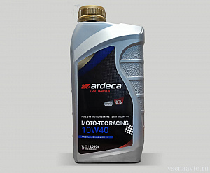  Масло моторное для мотоциклов 10W40 MOTO-Tec RACING (1л) ARDECA