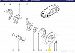 Диск переднего тормоза 402060010R Renault Megane III / FLUENCE