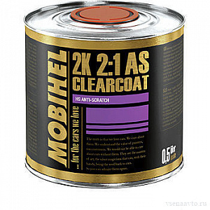  Мob. Лак акриловый 2К HS Anti Scratch (0,5л)+отв (0,25)