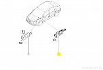 Датчик педали тормоза 7700414986 Renault Logan