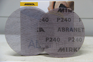 круг шлифовальный на сетке ABRANET 125mm Grip Р  240