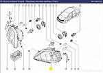 Фара передняя левая 8200744753 Renault Logan ph II   LADA (Largus)