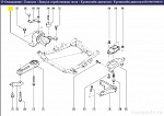 Опора двигателя правая 6001547893 Renault Logan 