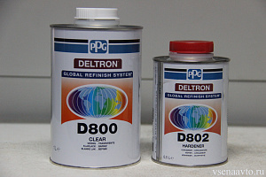   Лак D800+отвердитель D802 (1л+0,5л)