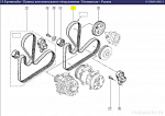 Ремень генератора 8450006328 LADA (Largus) ДВС (ВАЗ) без конд.