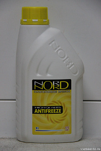 антифриз автомобильный "NORD" Жёлтый ( 1л)