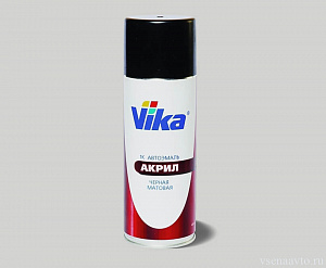краска vika черная матовая 400мл.) (аэрозоль)