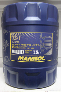 Масло моторное 15W40 TS-1 SHPD (мин.20л) CH-4/CG-4/CF-4/SL