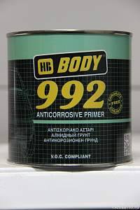 Грунт алкидный антикоррозийный 992 992 коричневый 1К (1л) 