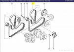 Ремень генератора 8200987173 Renault Kangoo II