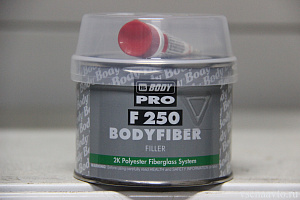 Шпатлёвка полиэфирная Fiber PRO F250  (0,25кг+отв. 8гр)