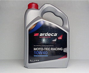  Масло моторное для мотоциклов 10W40 MOTO-Tec RACING (5л) ARDECA