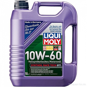 Масло моторное 10W-60 Synthoil Race Tech GT1 (синт.5л)SL/CF