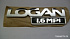 Эмблема "LOGAN 1.6 mpi" 6001548303 Renault Logan