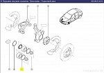Подшипник ступицы передней (без ABS) 6001547696  Renault Logan