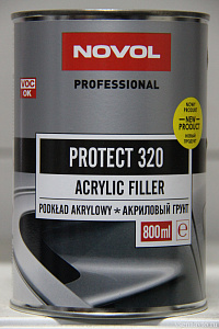 грунт акриловый 4 1 HS PROTECT 320 4+1 серый 0,8л (0,2л)