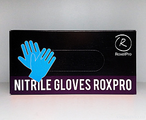 Перчатки нитриловые ROXPRO, синие ХХL, уп.90шт.