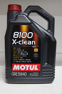 Масло моторное  5w40 8100 X-CLEAN (С3) (синт.5л) SN/CF