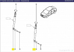 Амортизатор задний 6001547072 Renault Logan