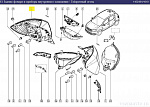 Фонарь задний левый 265556233R Renault Logan 2014