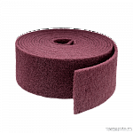 Скотч брайт в рулоне 115 мм x 10 м very fine (бордовый) HankoTex