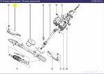 Наконечник рулевой правый 485204680R Renault Megane III / FLUENCE