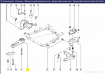 Опора двигателя задняя 8200014933 Renault Logan