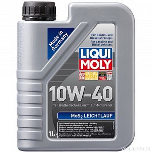 Масло моторное 10W-40 MoS2 Leichtlauf (п/синт.1л)SL/CF