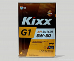Масло моторное Kixx G1 SN 5W50/4л син.