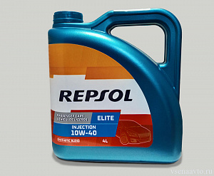 Масло моторное 10W40 ELITE INJECTION SL/CF A3/B4 п/с 4л REPSOL