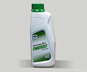  Антифриз "Finnfrost-40" Зелёный G11  (1 кг)