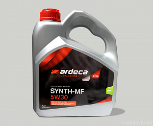  Масло моторное   5W30 SYNTH-MF (синтетика 4л) ARDECA