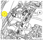 Датчик холостого хода (клапан) 1,6 16V  8200692605 Renault Logan