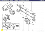 Колодки тормозные дисковые 410600379R Renault Megane III / FLUENCE