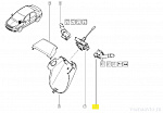 Подрулевой переключатель лев. 6001551361/6001548108 Renault Logan с ПТФ